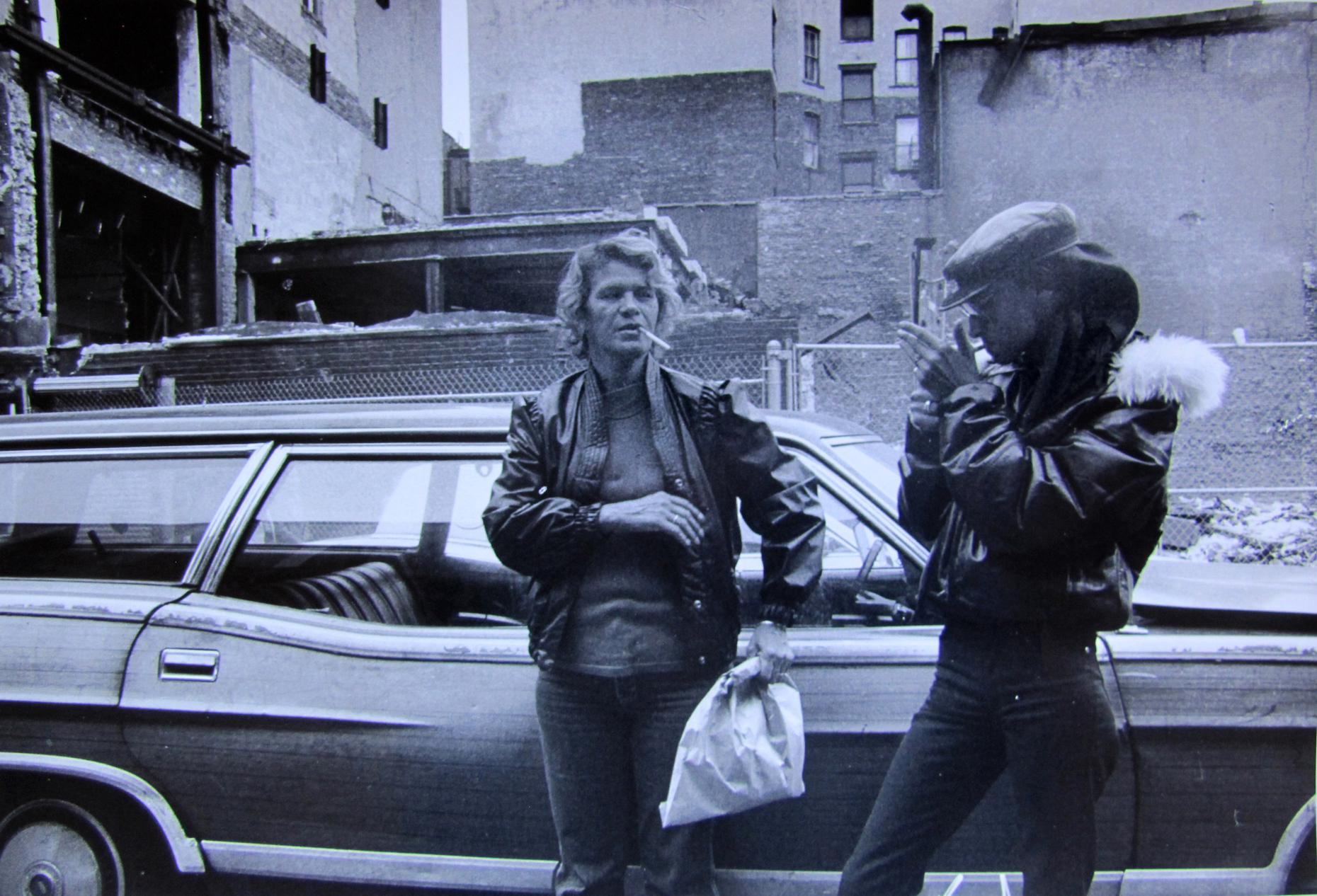 Her images were always pairs, Berlin/New York or Berlin/Paris, and she would never tell which image was from which city. It was up to the viewer to take a guess.