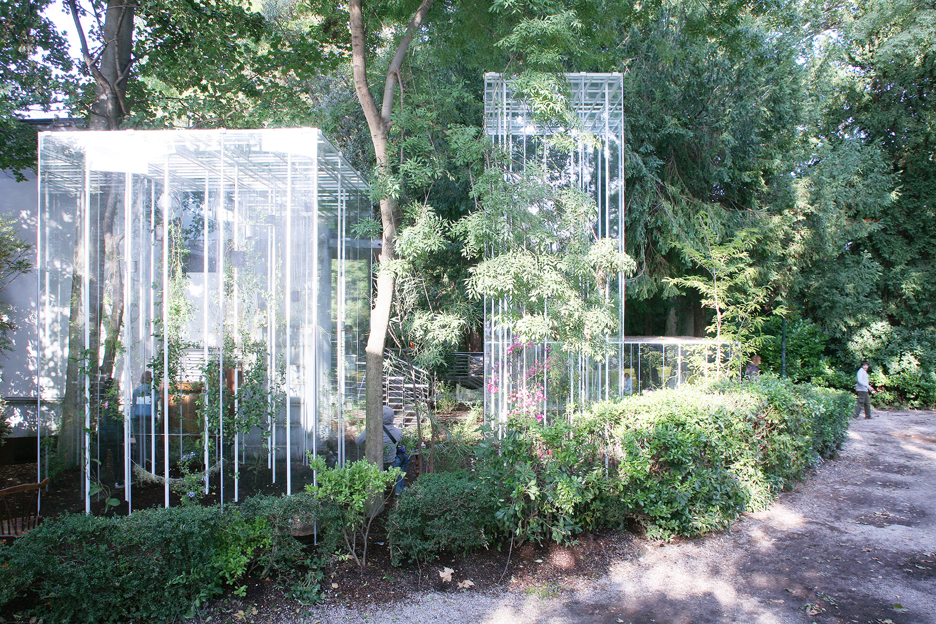 The Japanese Pavilion at the Architecture Biennale 2008 by Junya Ishigami.