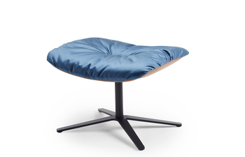 Leya ottoman with x-base frame
