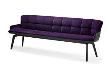 Marla Bench with wooden base