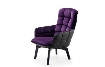 Marla Easy Chair with wooden frame