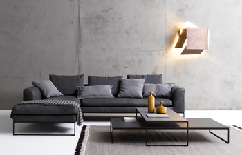Mell lounge mit loose seat cushions