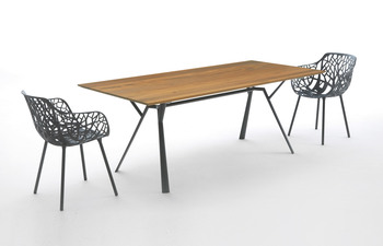 Radice Quadra rectangular table teak
