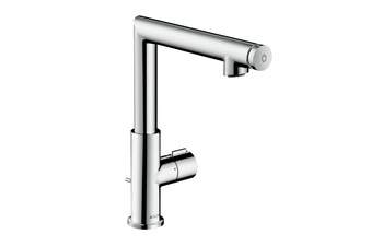 AXOR Uno Select basin mixer 220 with pop-up waste set