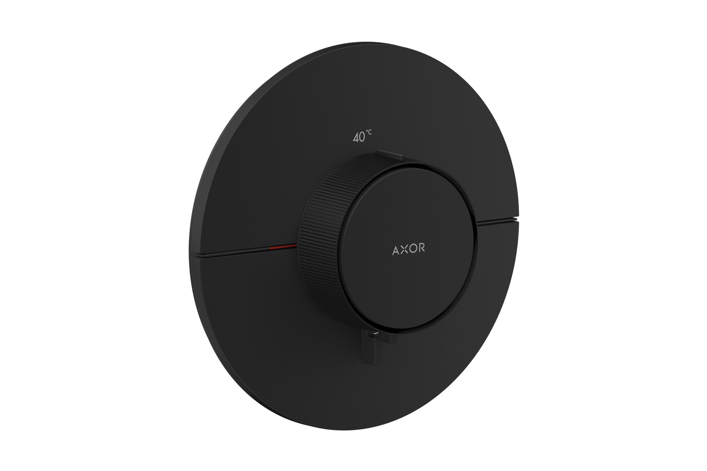 AXOR ShowerSelect ID Thermostat HighFlow for concealed installation round | Matt black