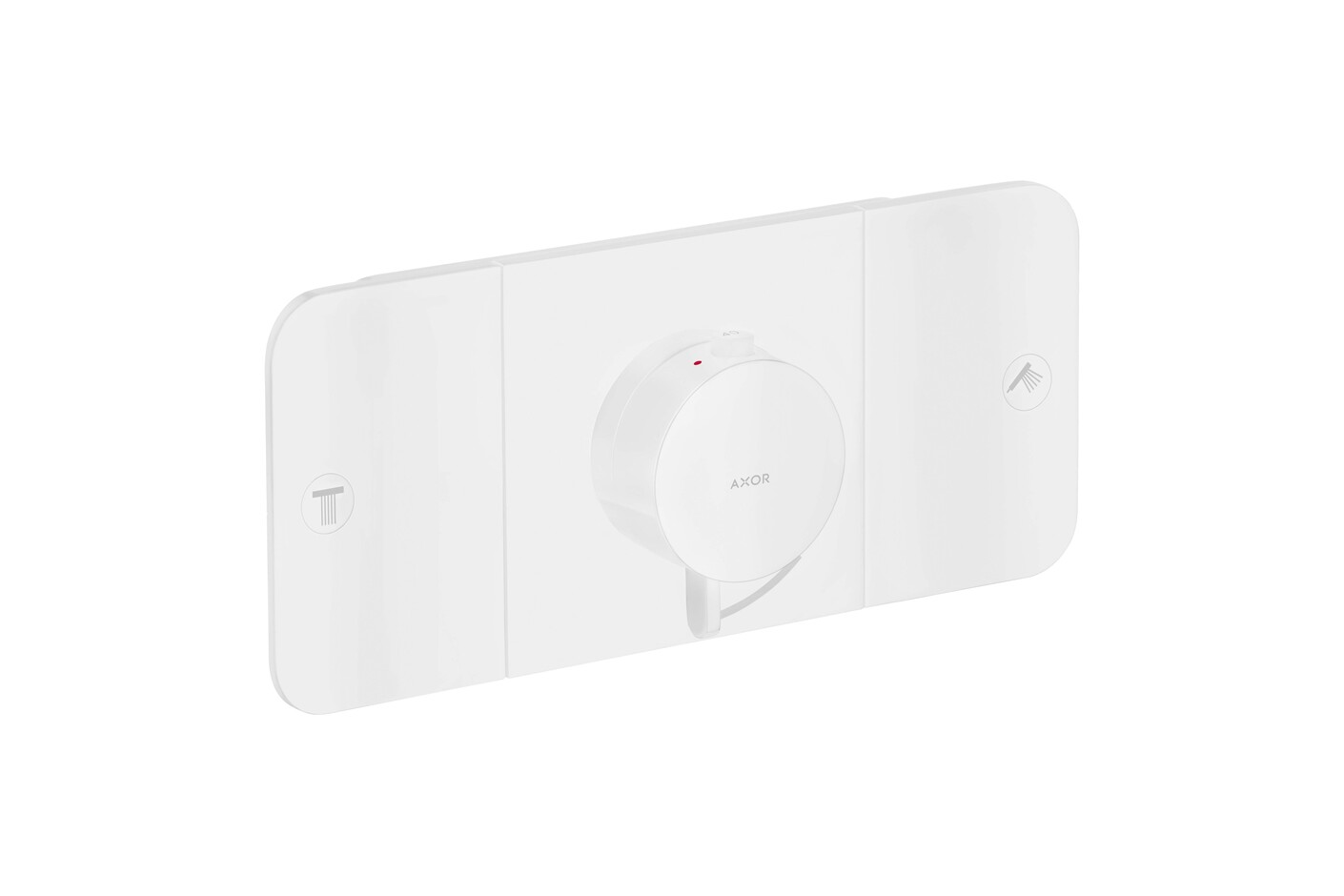 AXOR One Thermostatmodul Unterputz für 2 Verbraucher | Mattweiß