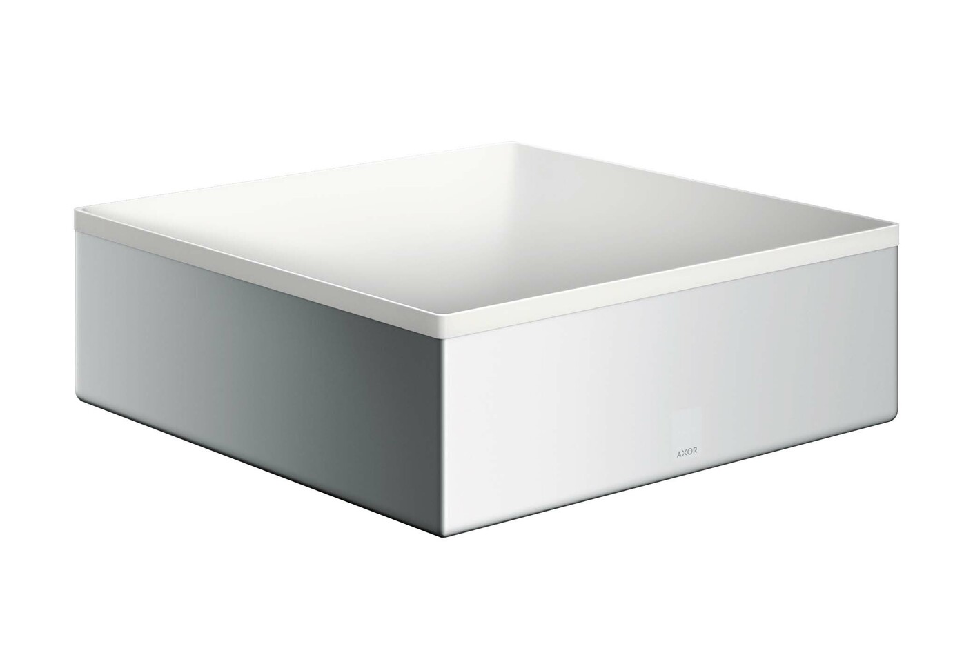 AXOR Suite Aufsatzwaschtisch 285/285 ohne Hahnloch und Überlauf Brushed Chrom