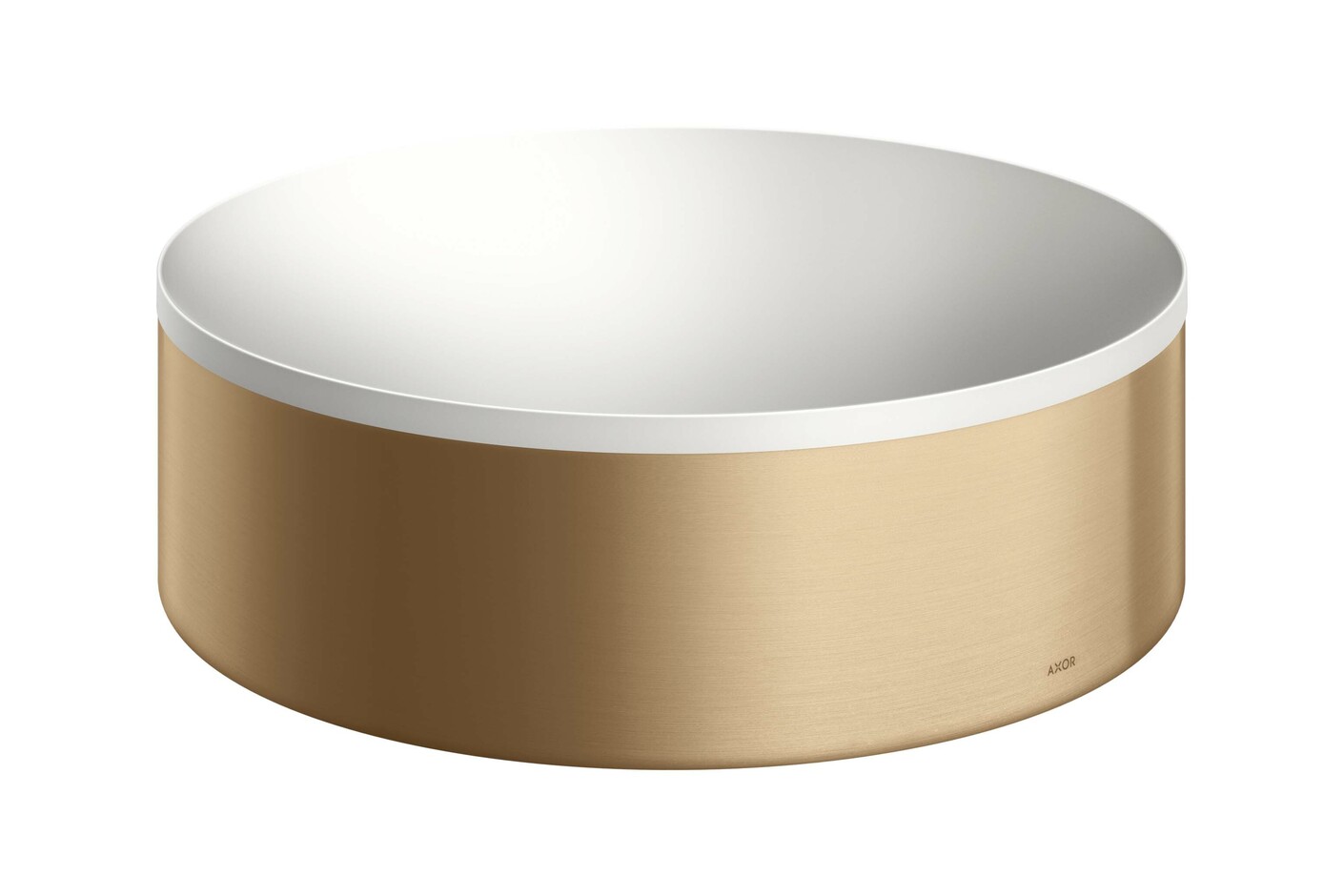 AXOR Suite Aufsatzwaschtisch 300 ohne Hahnloch und Überlauf Brushed Bronze