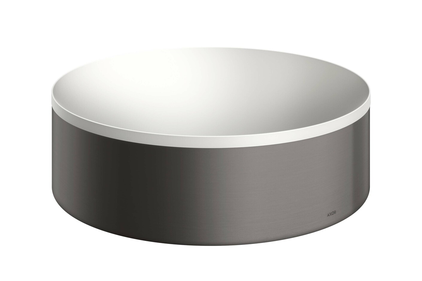 AXOR Suite Aufsatzwaschtisch 300 ohne Hahnloch und Überlauf Brushed Black Chrome