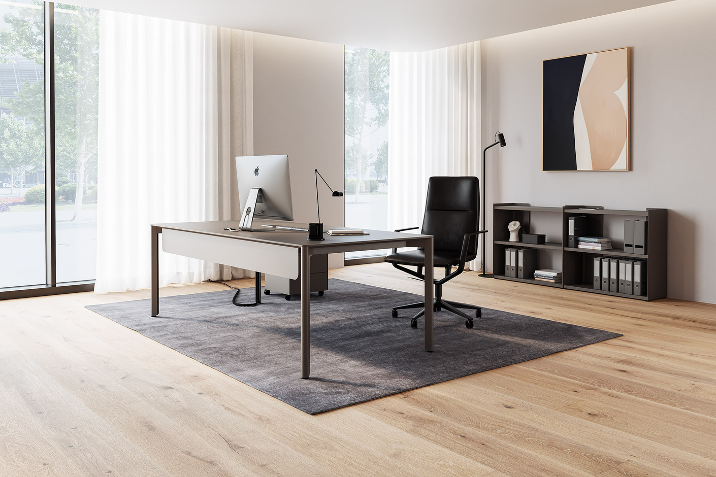 Slide desk