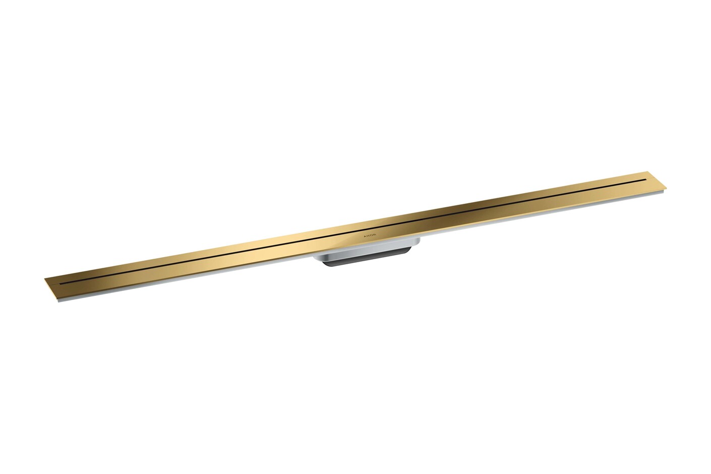 AXOR Drain Fertigset Duschrinne 1200 zur Wandmontage | Polished Gold Optic