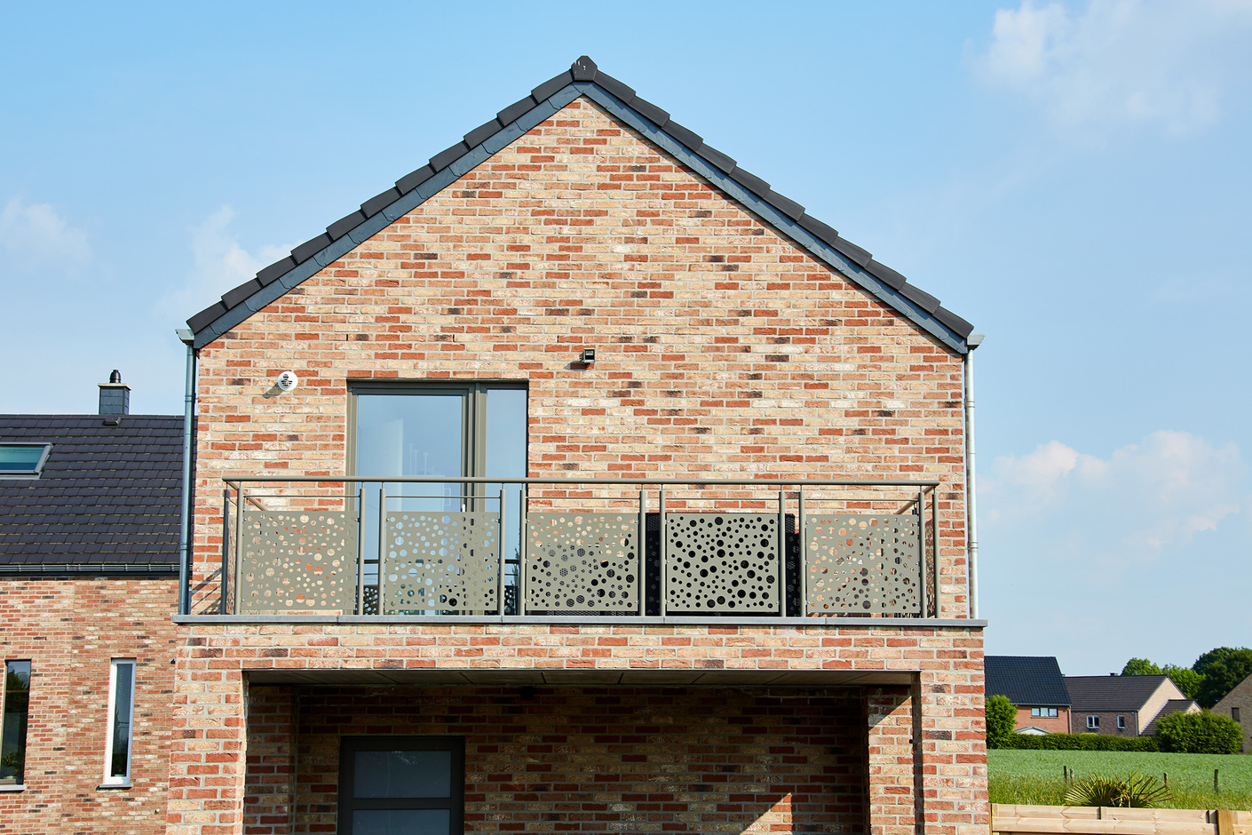 Balcony with RMIG AQUA, private residence, Melen, Belgium