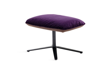 Marla ottoman with x-base frame