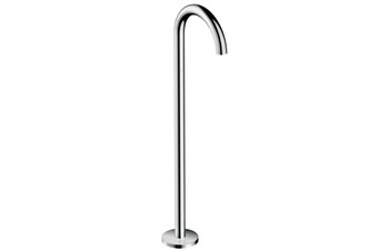 AXOR Uno Bath spout curved floor-standing Chrome