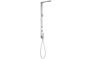 AXOR ShowerComposition Duschpaneel mit Thermostat, Kopfbrause 110/220 1 Strahlart und Schulterbrause Chrom