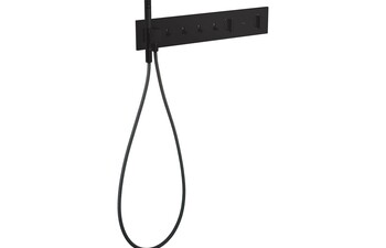 AXOR ShowerComposition Thermostatmodul 610/110 Unterputz für 4 Verbraucher Mattschwarz