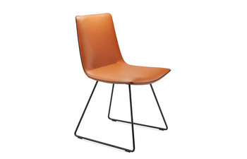 Amelie chair with skid frame