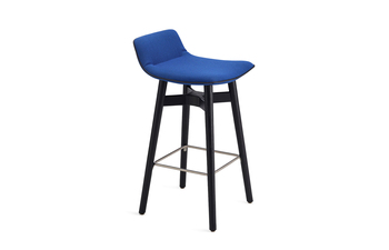 Amelie counter stool low with wooden frame