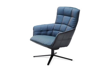 Marla easy chair high with x-base frame