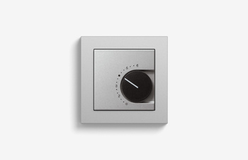 Room temperature controller colour aluminium (including E2)