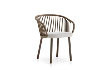 Huma dining armchair with metal legs T070 M