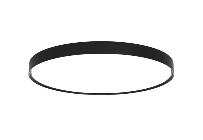 91715 5 2 01 C 480 LP Slim Round Semirecessed Black US