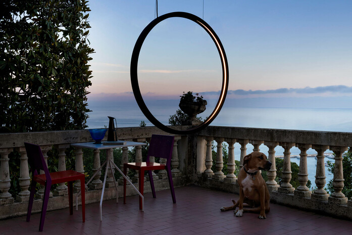 Artemide O 90 supspension Frederico Villa location2