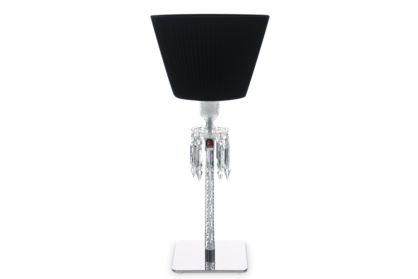 Torch table lamp, black