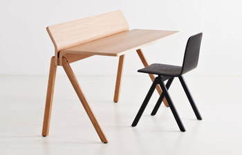 Copenhague Moulded Plywood Desk CPH190