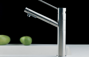 Diametrotrentacinque inox kitchen basin mixer