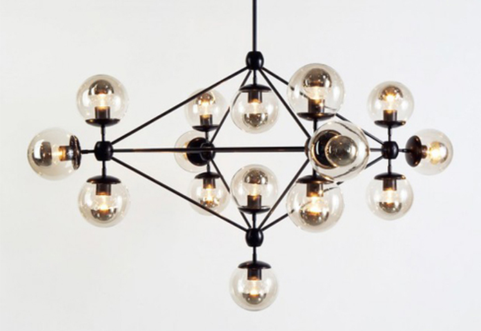 Modo Chandelier 4 Sided 15X Globes 4